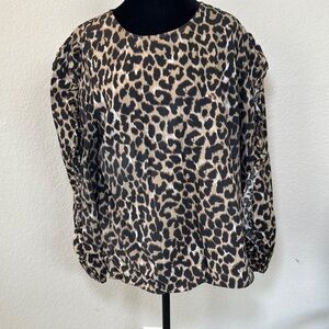 J Crew Leopard Print Women's Top